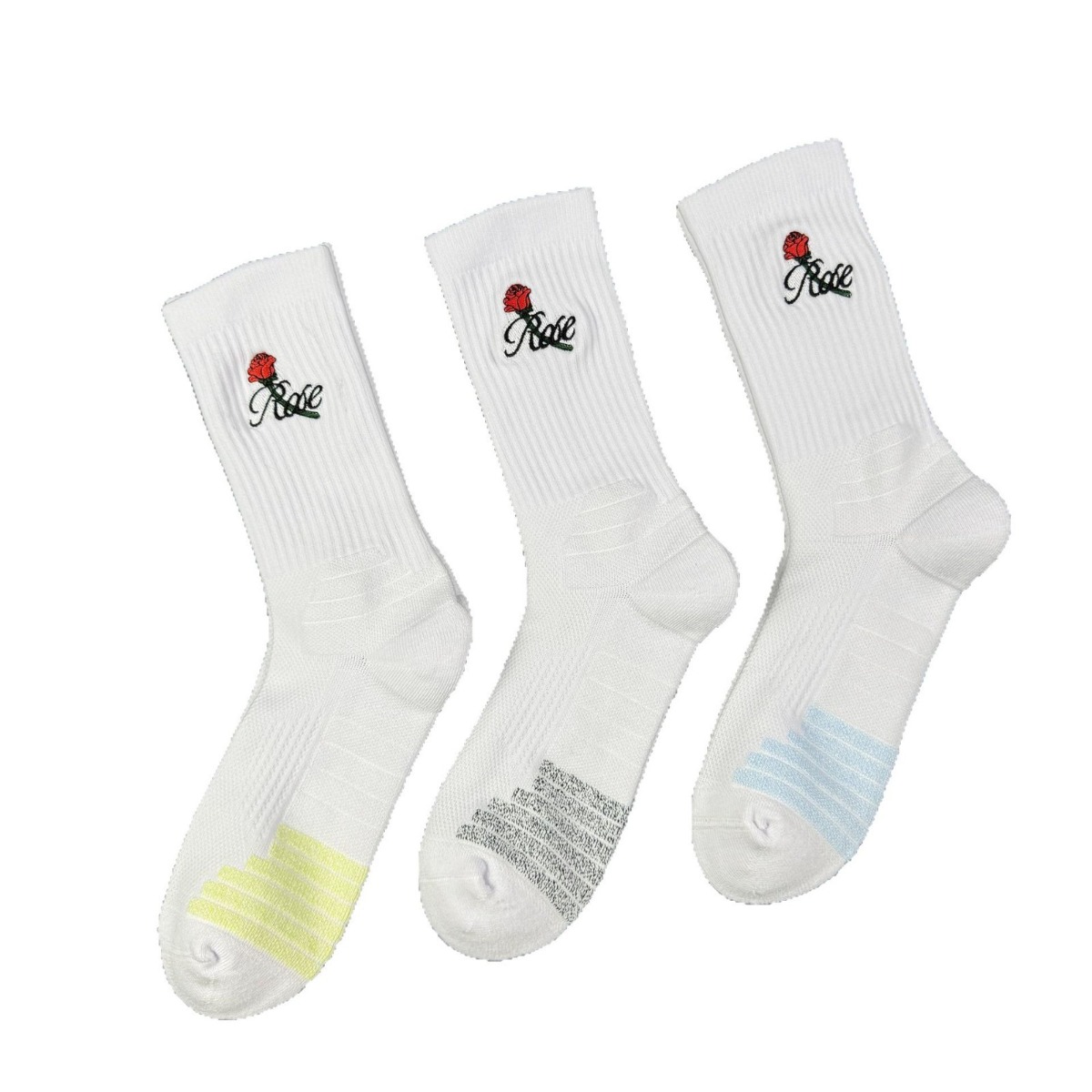 1/2Pairs Rose Pattern Pro Bask - Athletic Sock Cushion recension och pris
