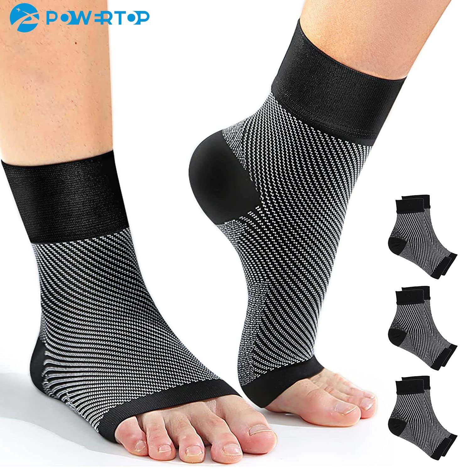1pair Plantar Fasciitis Compre - Ankle Brace Sock recension och pris