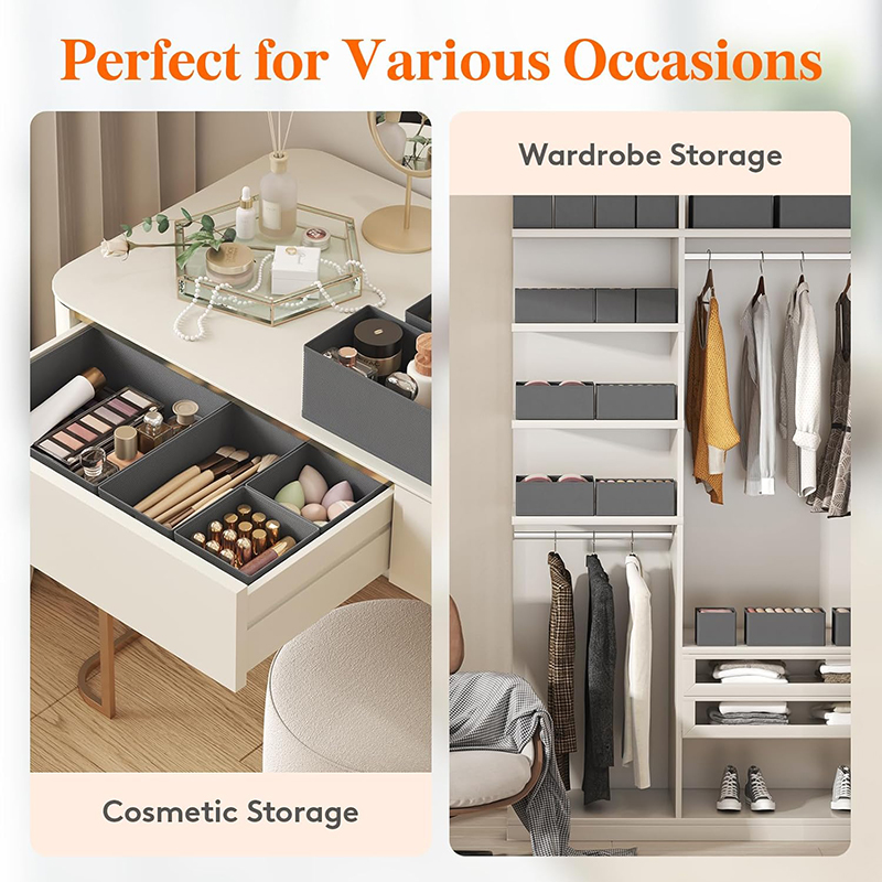 Drawer Organizer Non-woven Fab - Sock Organizer Tray recension och pris