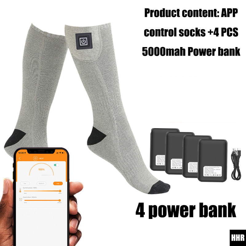 Smart App Control Heated Socks - Thermal Sock Winter recension och pris