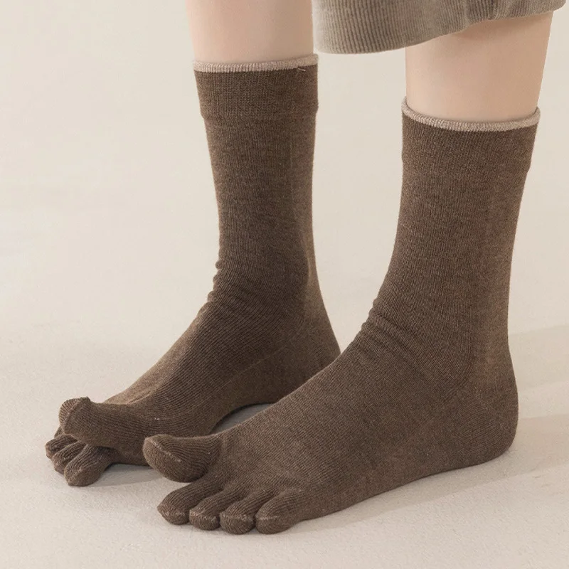5/10 Pairs Men's Wool Toe Sock - Thermal Sock Winter recension och pris