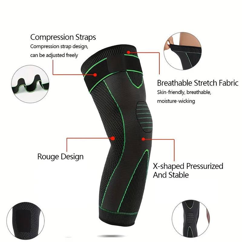 2Pcs Compression Knee Pads Sup - Compression Sleeve Calf recension och pris